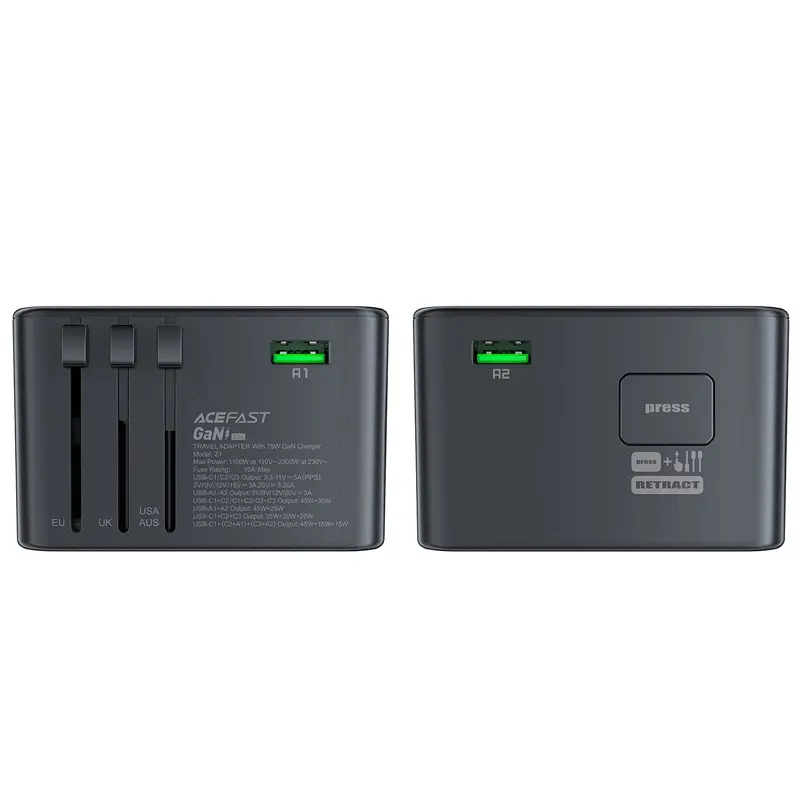GaN 75W Travel Charger  Acefast Z1 (5).webp