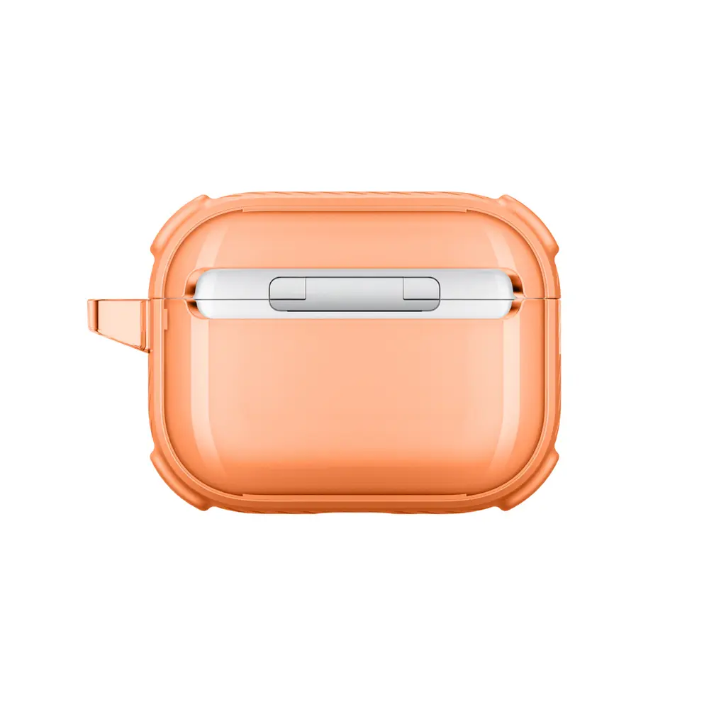 AmazingThing Titan Pro Mag Case Clear for AirPods Pro 3 Orange (2).webp