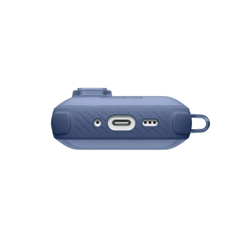 AmazingThing Titan Pro Mag Case Clear for AirPods Pro 3 blue (4).webp