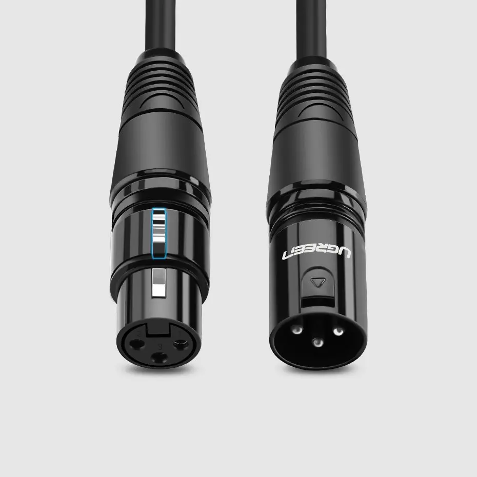 XLR Female to Male Cable for MicrophoneAmplifier 2m  Ugreen (3).webp