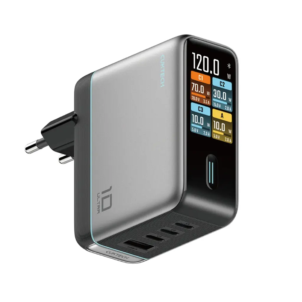 eng_pl_Cuktech-AD1204U-120W-Wall-Charger-with-Display-and-USB-C-Cable-Silver-212708_1.webp