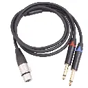 XLR Female 3-Pin to Dual 6.35mm Male Audio Splitter Cable (2).webp