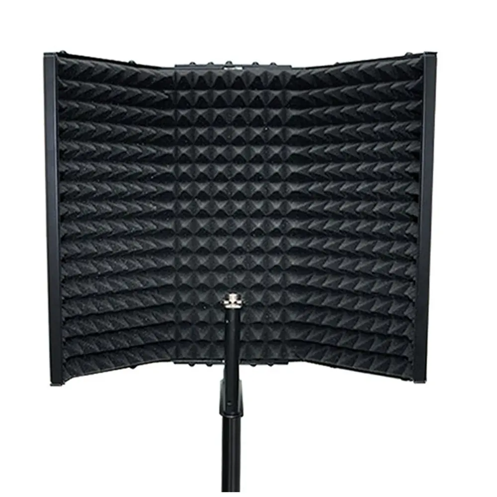 3-Panel Microphone Isolation Shield with Absorbent Foam (1).webp