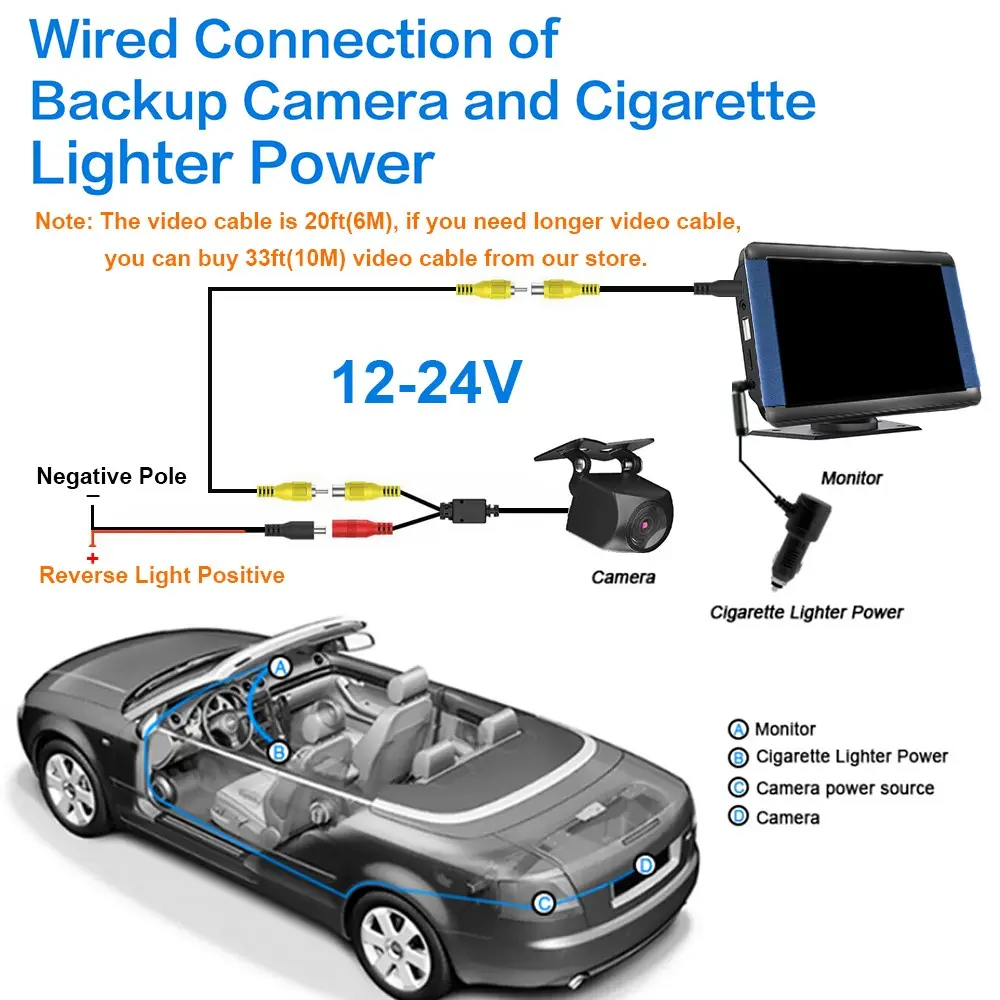 7-Inch HD Portable Car Stereo with 12-LED Camera Wireless CarPlay, Android Auto & Mirror Link (1).webp