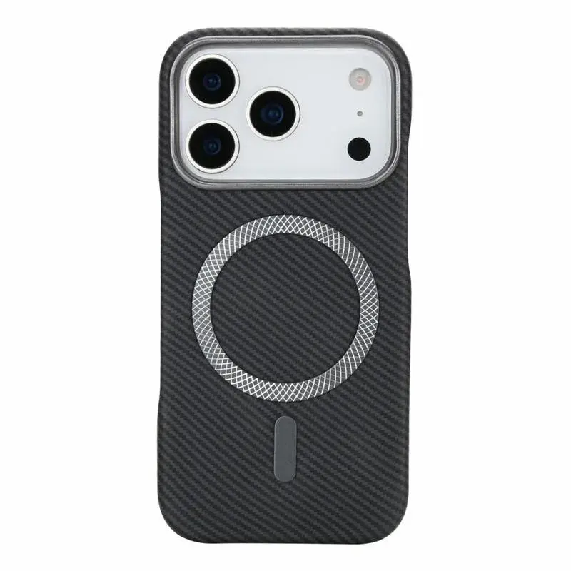 Magnetic Case Carbon Fiber Texture Leather  iPhone 18 Pro  17 Pro (4).webp