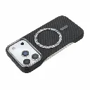 Magnetic Case Carbon Fiber Texture Leather iPhone 18 Pro 17 Pro (3).webp