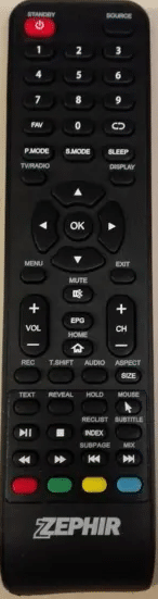 Zephir Replacement Remote | TV