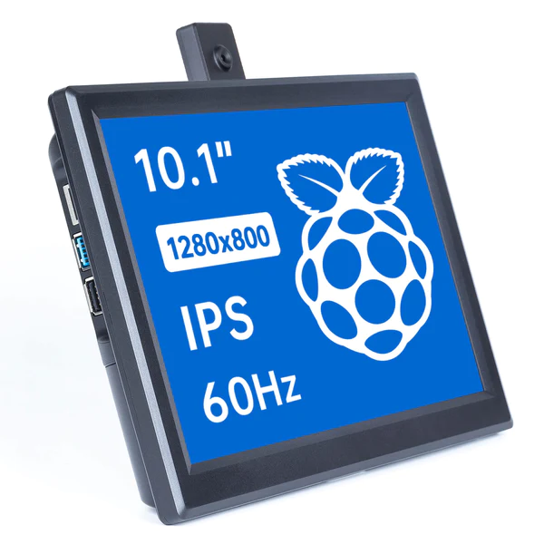 10.1″ IPS LCD | Raspberry Pi 4B Portable Monitor 1280×800