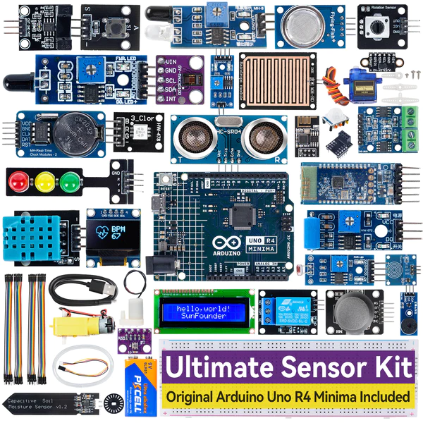 Ultimate Sensor Kit with Original Arduino Uno R4 Minima