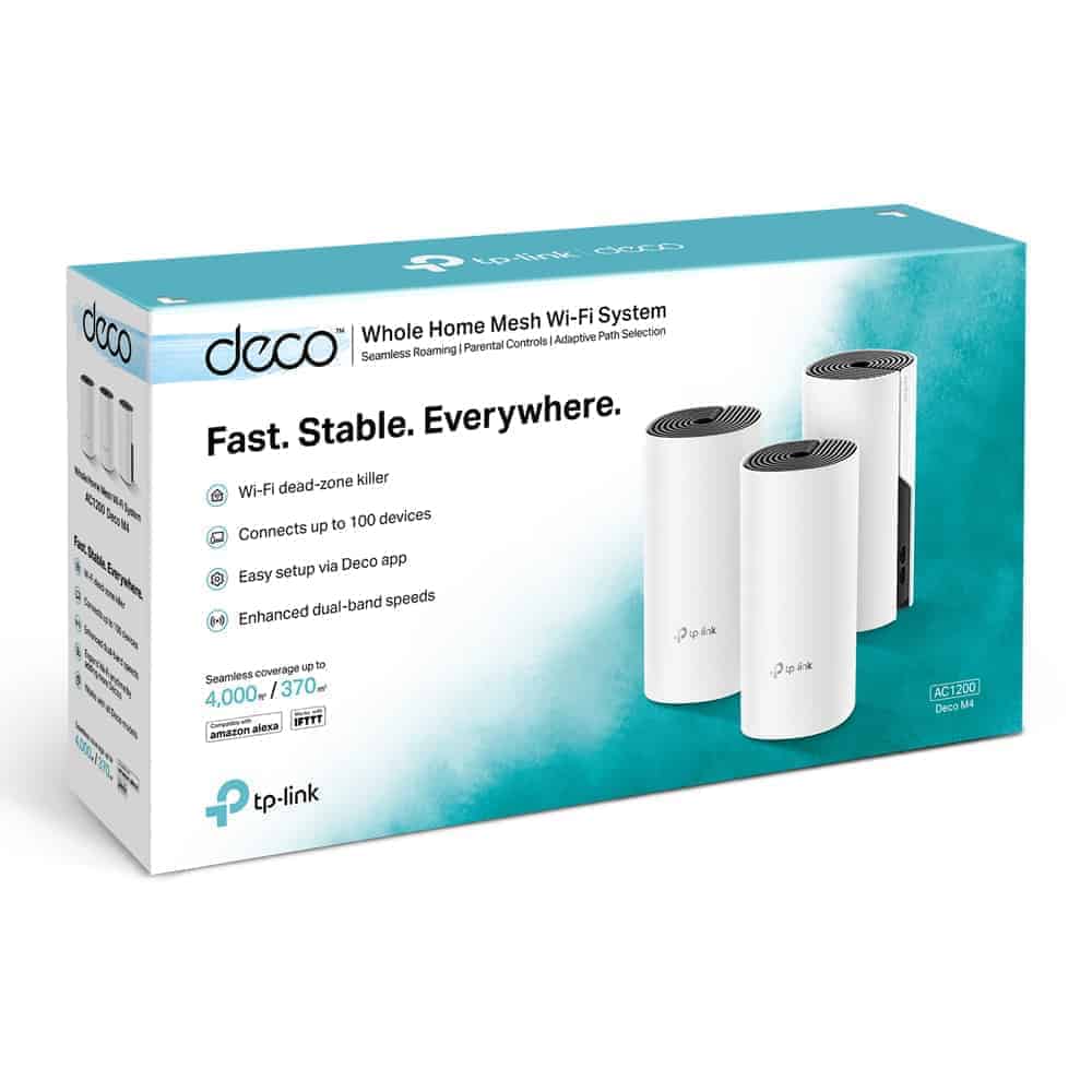 TP-LINK DECO M4 - AC1200 3-Pack - Gigabit