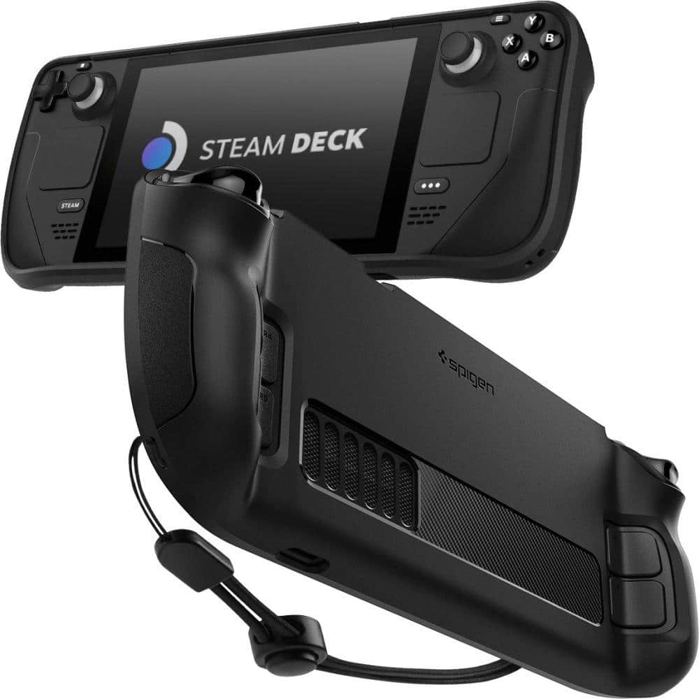 Spigen Rugged Armour Steam Deck Matte Black