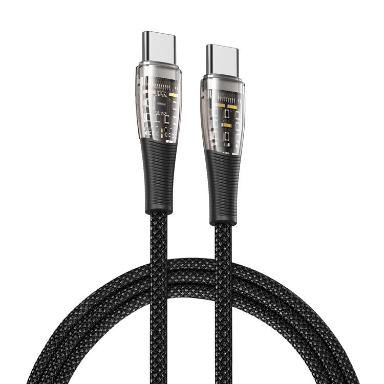 Duzzona USB-C to USB-C Cable | 60W Transparent