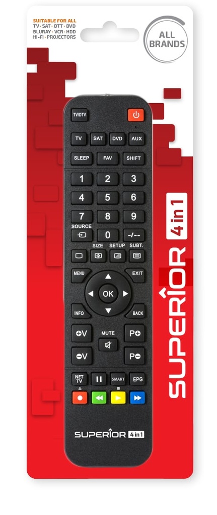 Superior Telec.Univ. 4in1 Light SUPTPB006