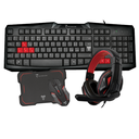 Techmade Gaming Kit 2 Keyboard-Mouse-Headphones-Pad