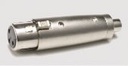 XLR Microphone adapter from 3 pole socket to rca socket (1 Piece)