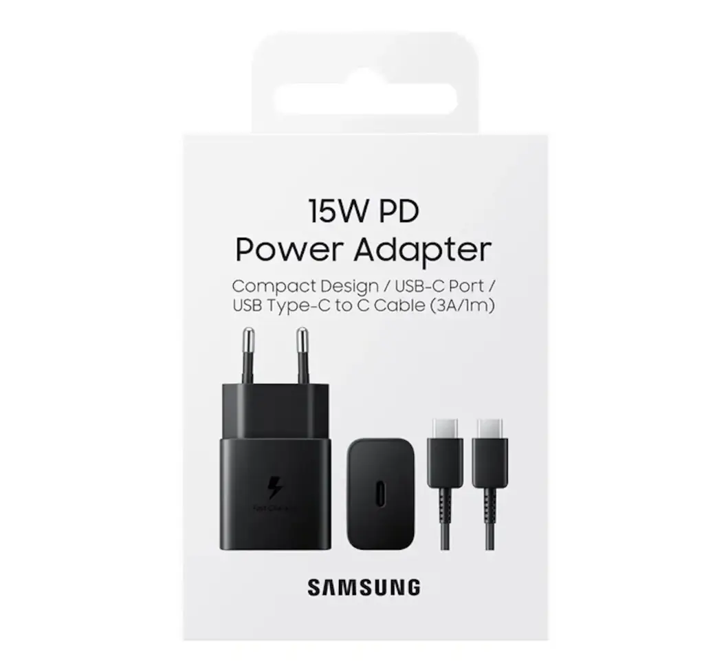 15W USB-C Power Adapter | Samsung EP-T1510X 1m Cable