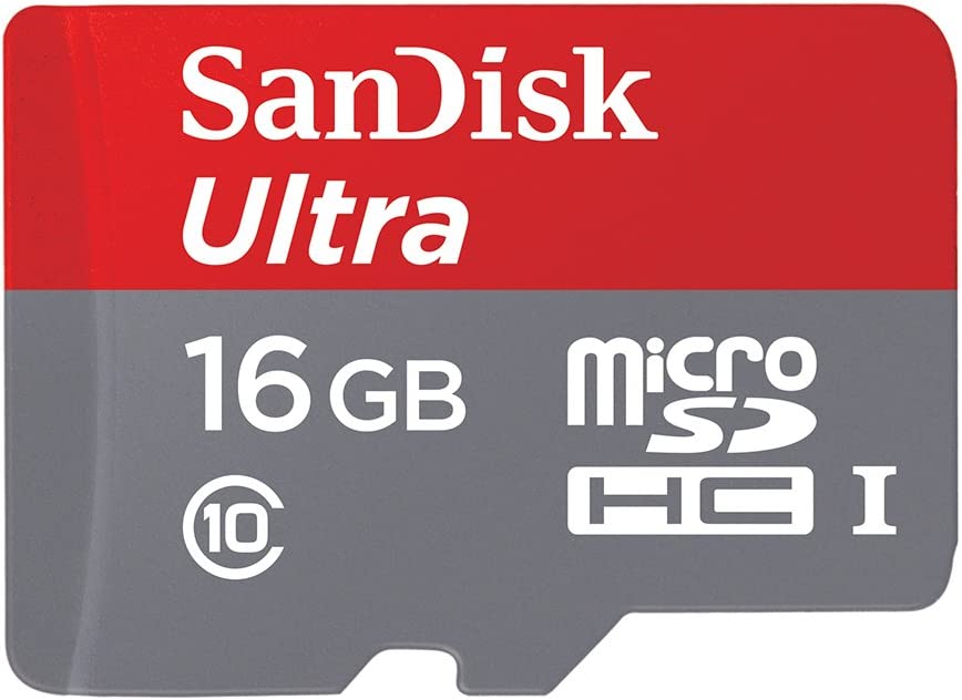 SanDisk Ultra 16/32/128/512GB MicroSDHC Class 10 UHS Memory Card