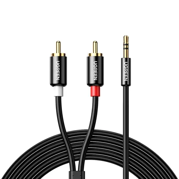 Ugreen cable audio cable 3.5 mm mini jack (male) – 2RCA (male) 1.5 m (AV102)