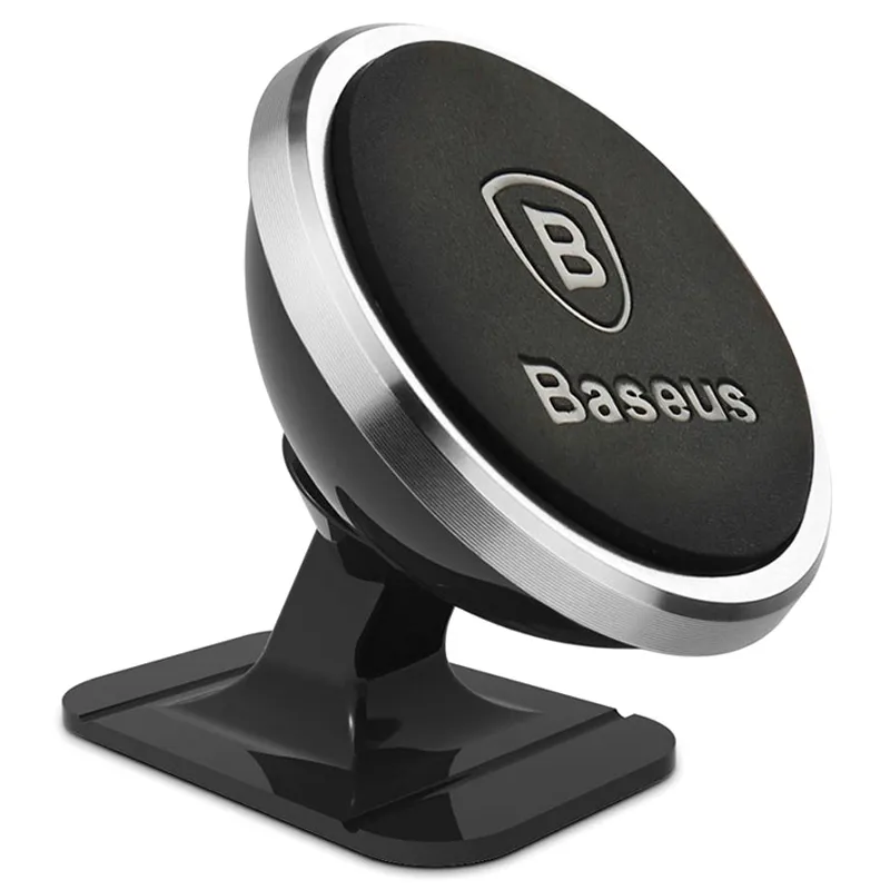 Magnetic Car Holder | Baseus for Smartphone (Silver)
