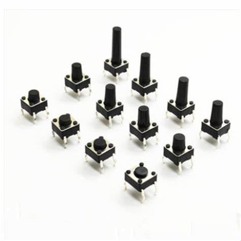 Tactile Push Button Switch Kit | 7 Values 70 pcs (6×6×4.3–10 mm)