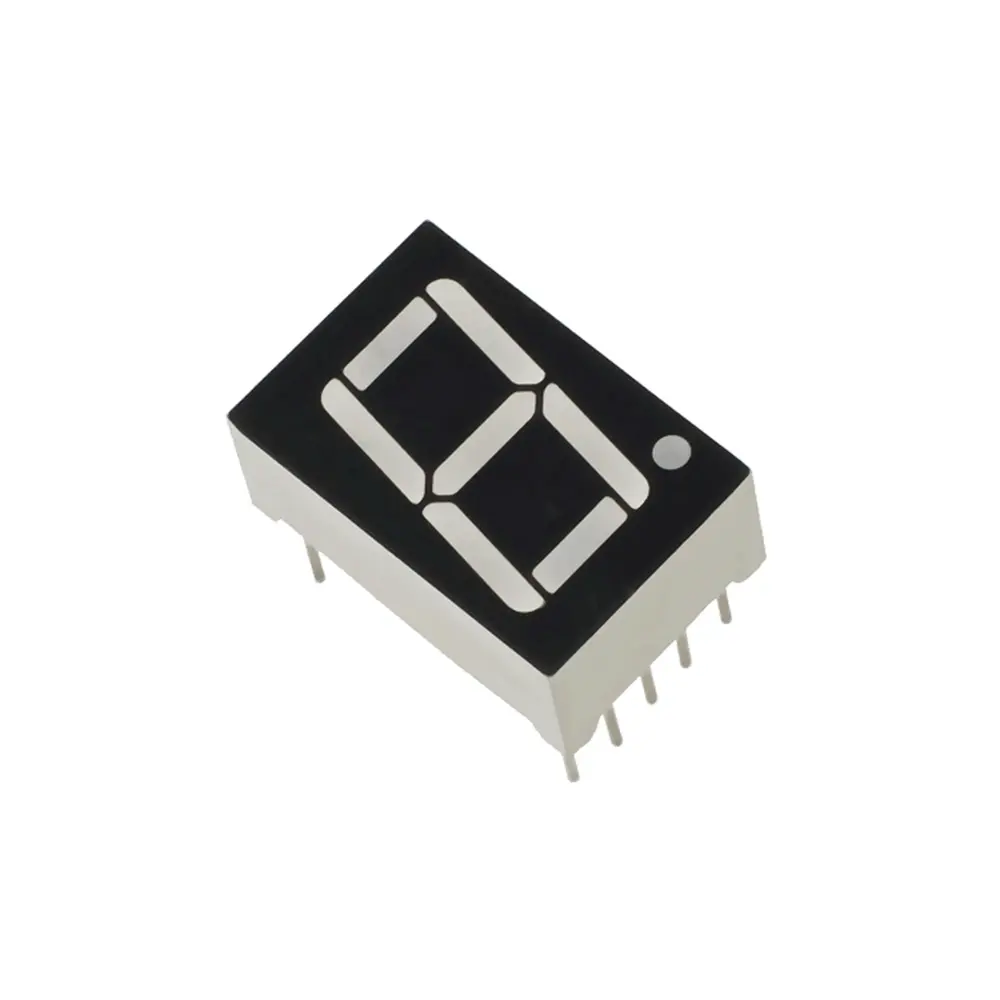 0.56″ Red 1-Digit | 7-Segment LED Display Common Cathode 10-Pin