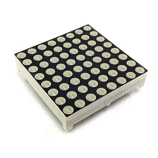 8×8 Red LED Dot Matrix Display | 64 LEDs