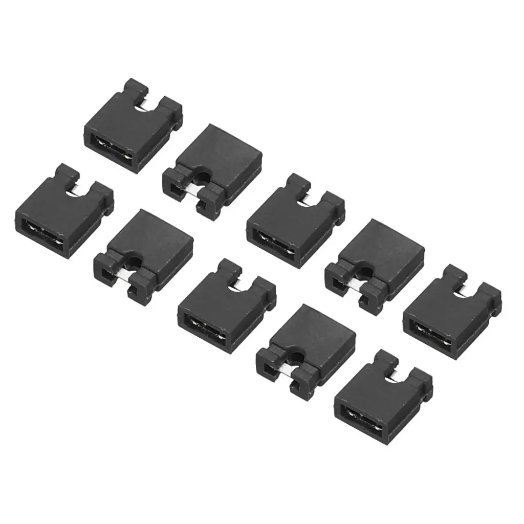Black 2.54mm Standard Circuit Board Computer Jumper Cap Shunts Short Circuit Cap