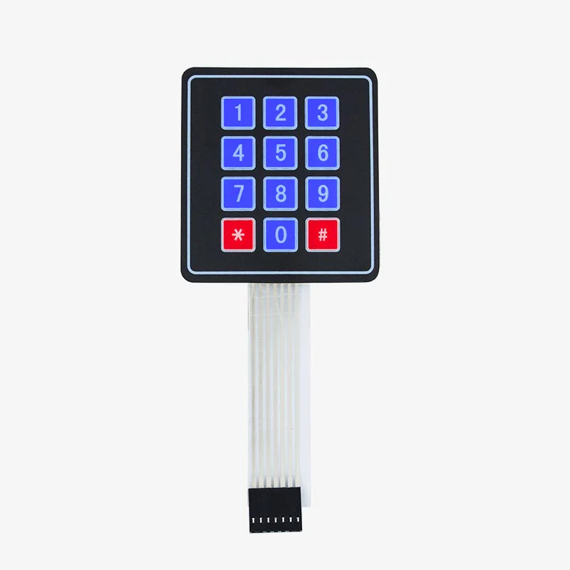 4x3 Membrane Switch Matrix Keypad