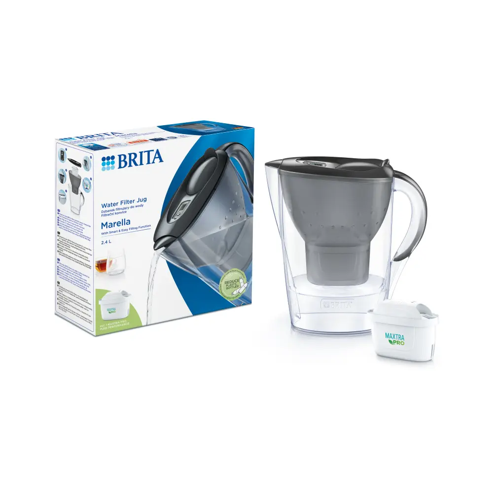 Brita Marella Maxtra Pro Water Filter Jug Grey 2.4L