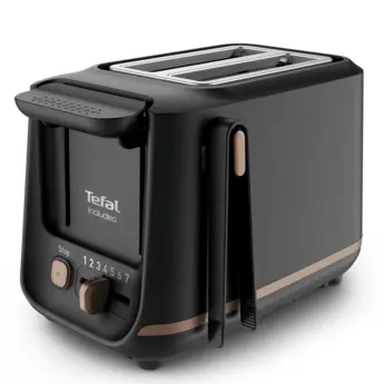 Tefal Incluedo 2 Slice Toaster Black
