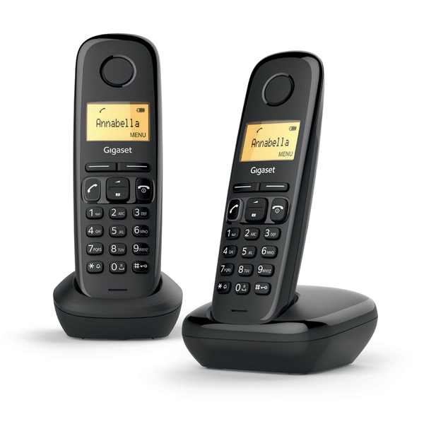 Cordless Telephone | Gigaset A170 Duo Black