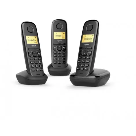 Cordless Telephone | Gigaset A170 Trio Black