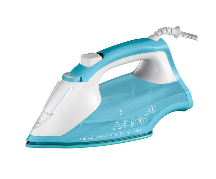 Ceramic Steam Iron | Russell Hobbs Light and Easy 2400W Aqua