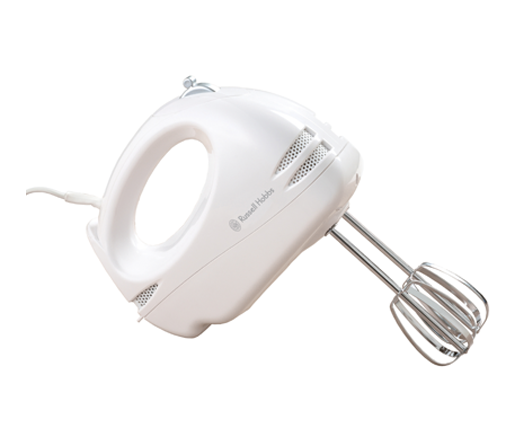 Hand Mixer with Beaters | Russell Hobbs Food Collection White