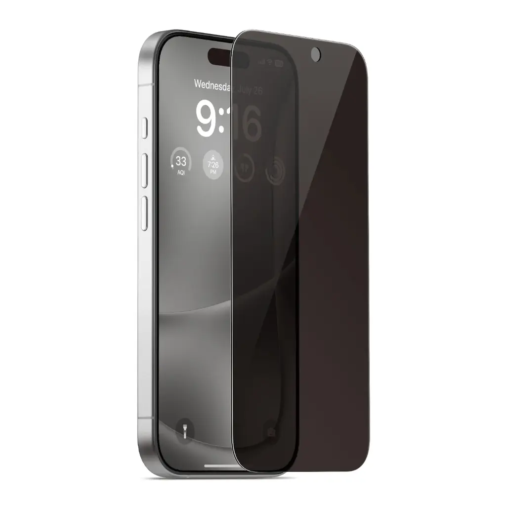Privacy Tempered Glass Screen Protector | Apple iPhone 16 Pro