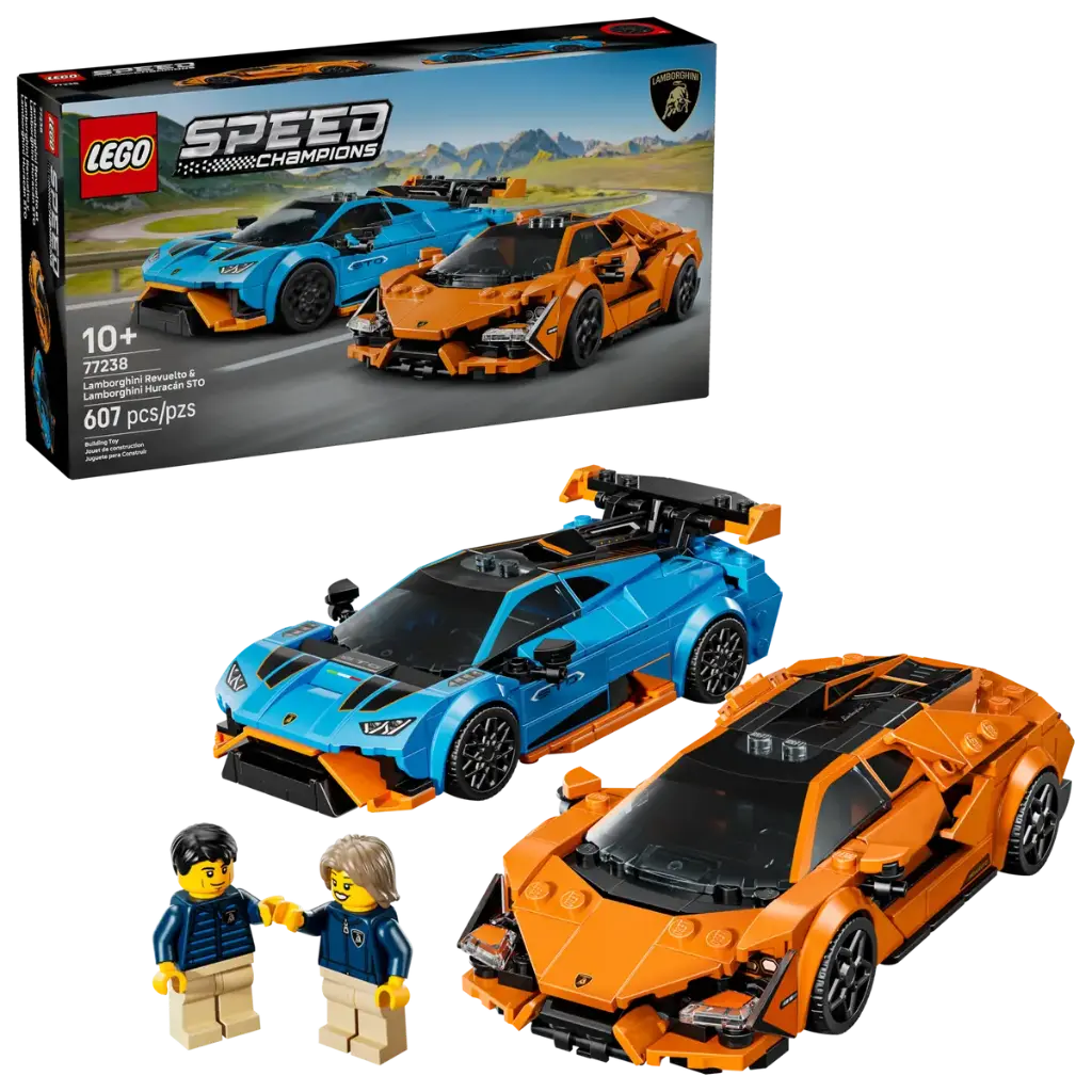 LEGO 77238 Lamborghini Revuelto & Huracán STO 