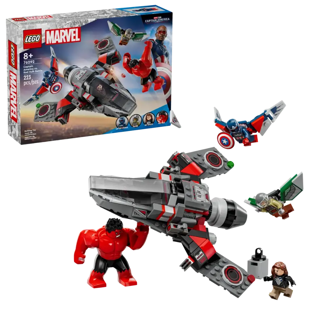 LEGO 76292 Captain America Vs Red Hulk Battle 