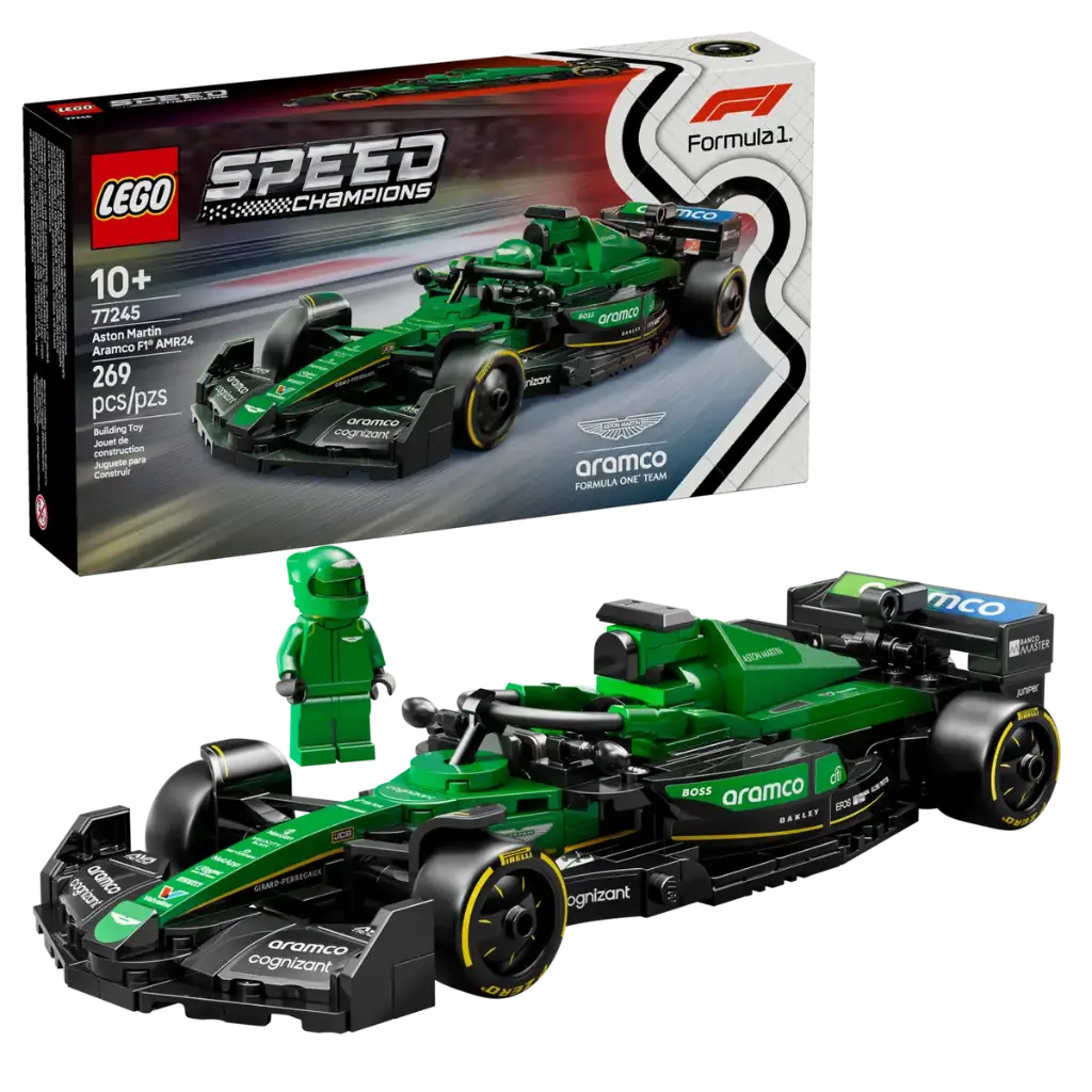 LEGO 77245 Aston Martin Aramco F1 AMR24 Race Car 