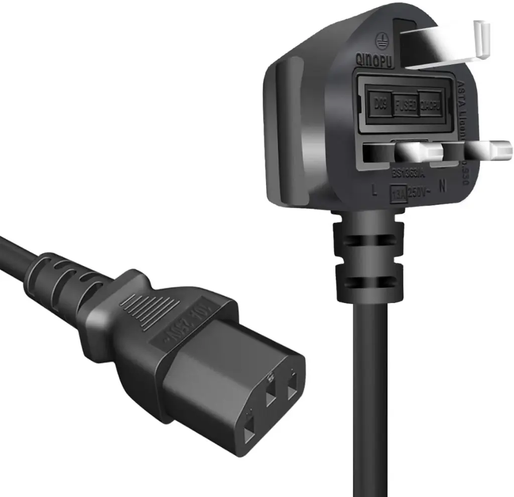 Power Cable | PC/Monitor (C13) UK 3-Pin 1.5M