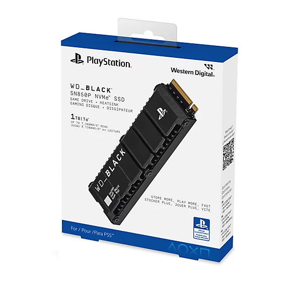 Western Digital WD_BLACK SN850P SSD NVMe for PS5 1TB