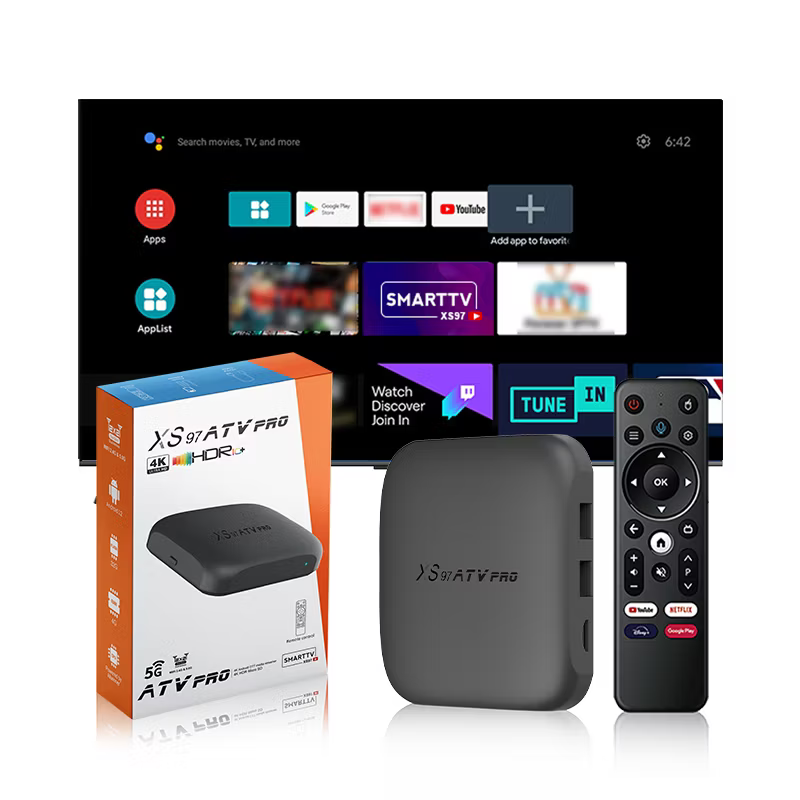 XS97 ATV Pro Android 12 2.4G+5G WIFI BT5.0 4GB+32GB TV Box