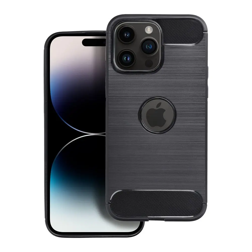 Black Carbon Flexi Back Case | Apple iPhone 17