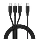 Dudao 3-in-1 | USB-C Cable to Lightning + USB-C + Micro USB 1.2 m
