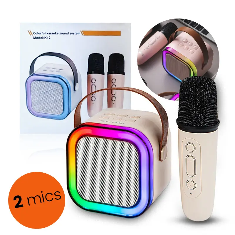 K12 Karaoke Set with 2 Microphones