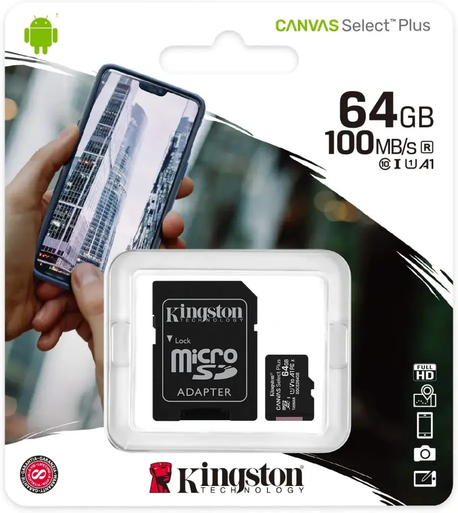 Kingston Canvas Select Plus microSDXC Card