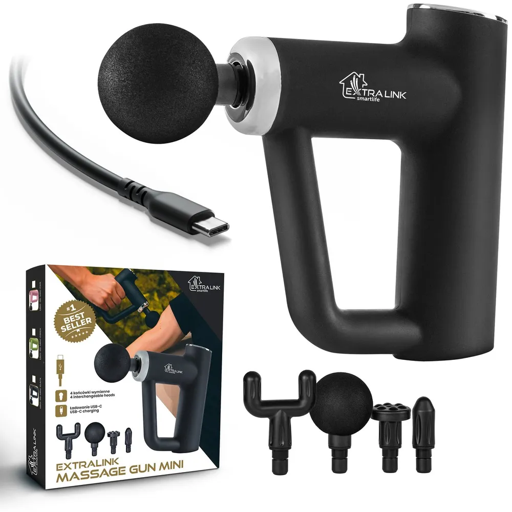 Extralink Massage Gun Mini Black