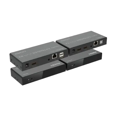 HDMI KVM Extender 1080p with Loopout & IR | Over Ethernet 50m