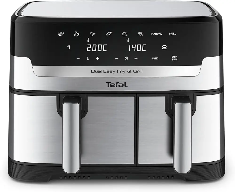 Dual Easy Fry & Grill Air Fryer | Tefal EY905D40 
