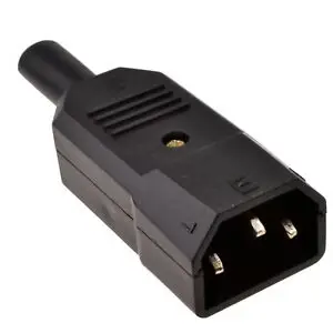 IEC In-Line Plug C14 3-Pin 10A 230V AC | Flexicon