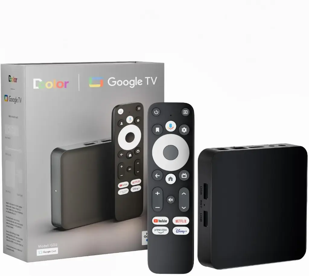 Dcolor GD2 | 4K Android TV Box 2GB+32GB